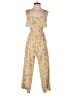 Intermix Paisley Yellow Jumpsuit Size S - photo 1