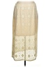 Susan Graver Ivory Formal Skirt Size XL (petite) - photo 1