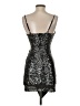 Crystal Sky Metallic Silver Cocktail Dress Size XS - photo 2