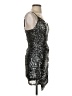 Crystal Sky Metallic Silver Cocktail Dress Size XS - photo 4