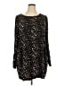 Alfani Animal Print Black Casual Dress Size 3X - photo 1