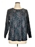 Cj Banks Metallic Teal Pullover Sweater Size 1X - photo 1