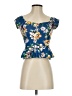 JB Janela Bay Blue Short Sleeve Top Size S - photo 1