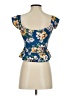 JB Janela Bay Blue Short Sleeve Top Size S - photo 2