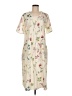 Unbranded 100% Polyester Floral Ivory Casual Dress Size M - photo 1
