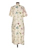 Unbranded 100% Polyester Floral Ivory Casual Dress Size M - photo 2