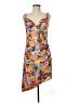 Cider Floral Orange Cocktail Dress Size M - photo 1