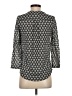 H&M 100% Polyester Black 3/4 Sleeve Blouse Size XS - photo 2