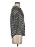 H&M 100% Polyester Black 3/4 Sleeve Blouse Size XS - photo 4