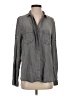 Cotton On Gray Long Sleeve Button-Down Shirt Size S - photo 1
