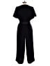 Zara Solid Black Jumpsuit Size L - photo 2