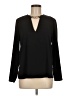 Zara 100% Polyester Black Long Sleeve Blouse Size M - photo 1