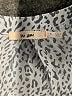 Mi ami 100% Viscose Silver Short Sleeve Blouse Size S - photo 7