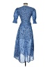 Boden Paisley Blue Casual Dress Size 2 - photo 2