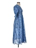 Boden Paisley Blue Casual Dress Size 2 - photo 4