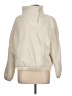 Athleta 100% Polyester Ivory Faux Fur Jacket Size L - photo 1