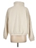 Athleta 100% Polyester Ivory Faux Fur Jacket Size L - photo 2