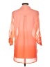 Truth 100% Polyester Orange 3/4 Sleeve Blouse Size L - photo 2
