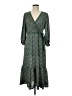 Max Studio Chevron-herringbone Green Casual Dress Size M - photo 1