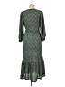 Max Studio Chevron-herringbone Green Casual Dress Size M - photo 2