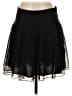 Flannel 100% Silk Solid Black Silk Skirt Size Sm (1) - photo 1