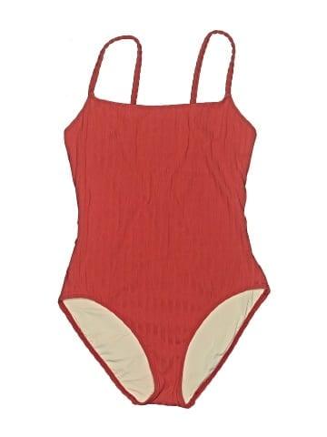 Solid & Striped One Piece Swimsuit (view 1)