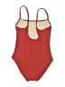 Solid & Striped Chevron-herringbone Red One Piece Swimsuit Size S - photo 2