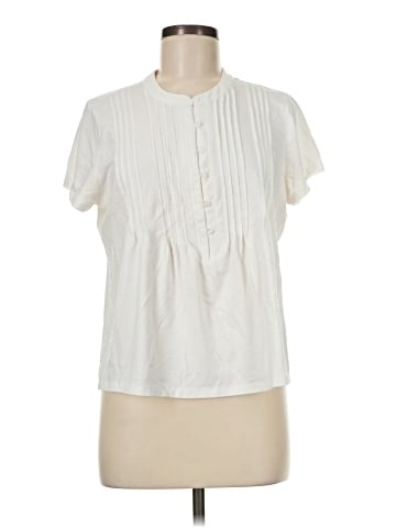 Lands' End Short Sleeve Blouse (view 1)