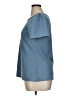 Express Outlet Blue Short Sleeve Top Size XL - photo 5