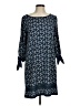 Max Studio Paisley Multi Color Blue Casual Dress Size M - photo 1