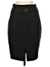 Express Solid Black Gray Formal Skirt Size 00 - photo 2