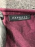 Express 100% Polyester Burgundy Formal Skirt Size 3 - 4 - photo 4