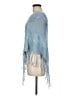 BCBGMAXAZRIA Blue Poncho One size - photo 5