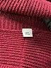 Unbranded Color Block Burgundy Poncho Size XL - photo 7