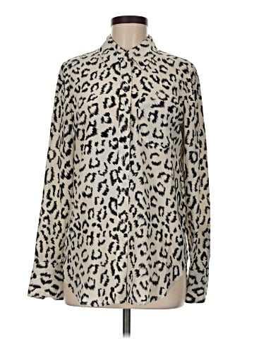 A.L.C. Long Sleeve Silk Top (view 1)