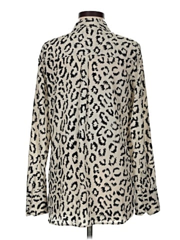 A.L.C. Long Sleeve Silk Top (view 2)