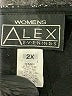 Alex Evenings Graphic Black Sleeveless Blouse Size 2X - photo 7