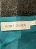 FLORET STUDIOS 100% Polyester Solid Teal Cocktail Dress Size L - photo 7