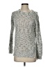 Madison Lilly Tweed Silver Pullover Sweater Size S - photo 1