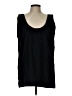 Zara 100% Polyester Black Sleeveless T-Shirt Size L - photo 1