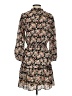 Drew 100% Polyester Floral Black Casual Dress Size XS - photo 2