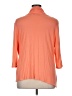 Jennifer Lopez 100% Rayon Orange 3/4 Sleeve Top Size XL - photo 2