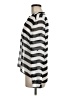 Collective Concepts 100% Polyester Stripes Gray Long Sleeve Blouse Size M - photo 5