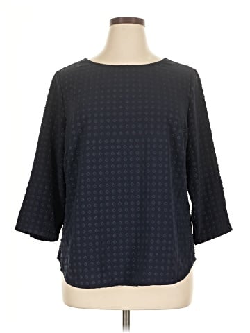 Christopher & Banks 3/4 Sleeve Blouse (view 1)