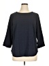 Christopher & Banks Black 3/4 Sleeve Blouse Size XL - photo 1