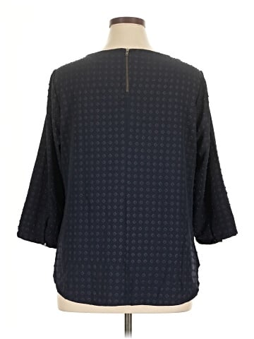 Christopher & Banks 3/4 Sleeve Blouse (view 2)