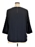 Christopher & Banks Black 3/4 Sleeve Blouse Size XL - photo 2