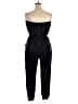 rue21 100% Polyester Solid Black Jumpsuit Size XL - photo 2