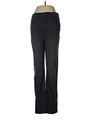 Madewell Tall High-Rise Slim Straight Jeans in Richgrove Wash (view 1)