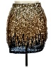 Unbranded 100% Polyester Gold Casual Skirt Size XL - photo 1